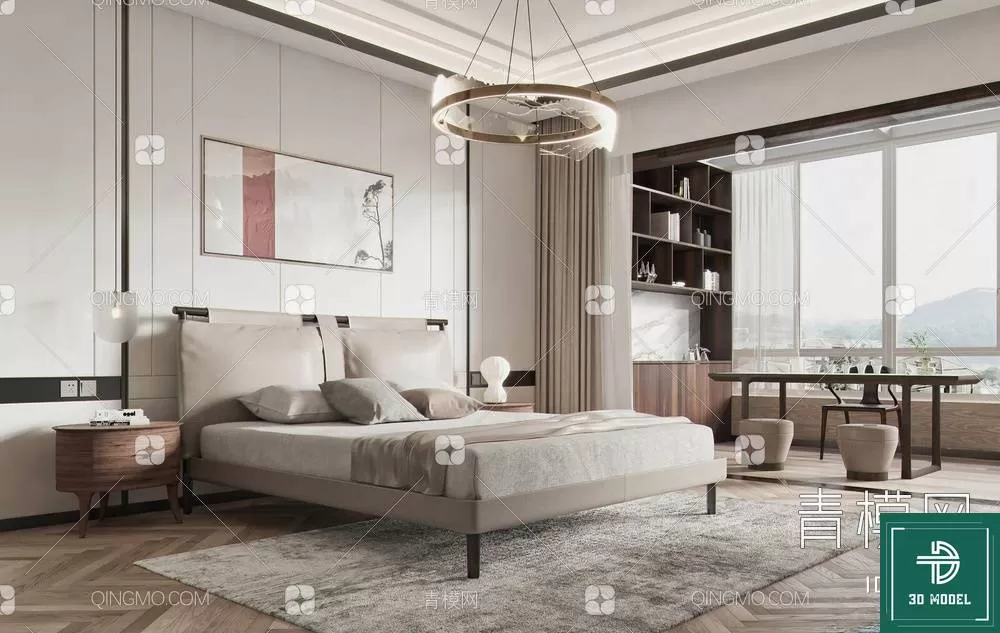 BEDROOM – 3DS MAX MODELS – 025 – PRO BEDROOM – 3DS MAX MODELS – 025 – PRO