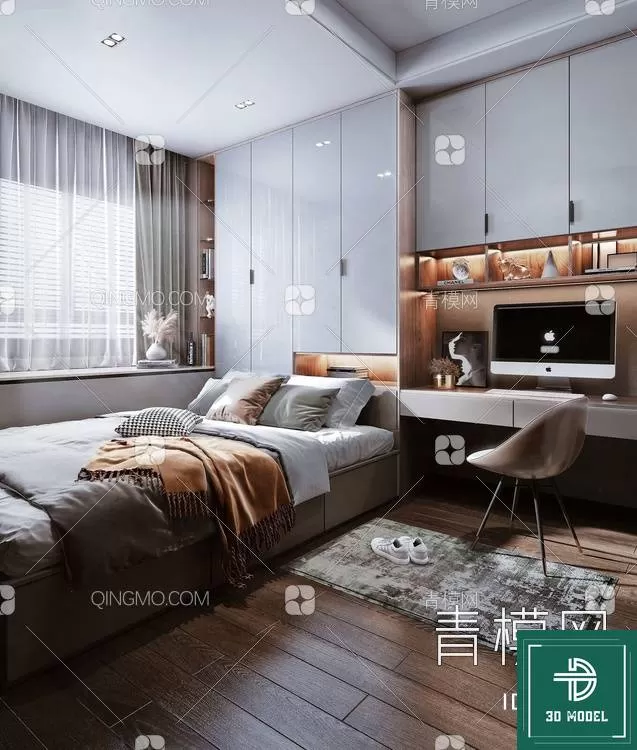 BEDROOM – 3DS MAX MODELS – 028 – PRO BEDROOM – 3DS MAX MODELS – 028 – PRO