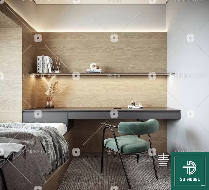 BEDROOM – 3DS MAX MODELS – 031 – PRO BEDROOM – 3DS MAX MODELS – 031 – PRO