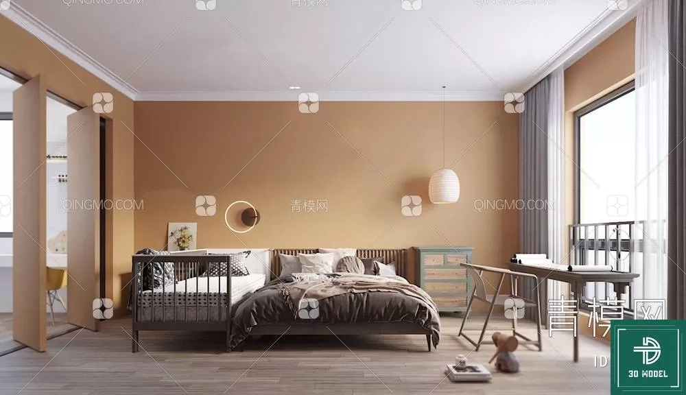 BEDROOM – 3DS MAX MODELS – 032 – PRO BEDROOM – 3DS MAX MODELS – 032 – PRO