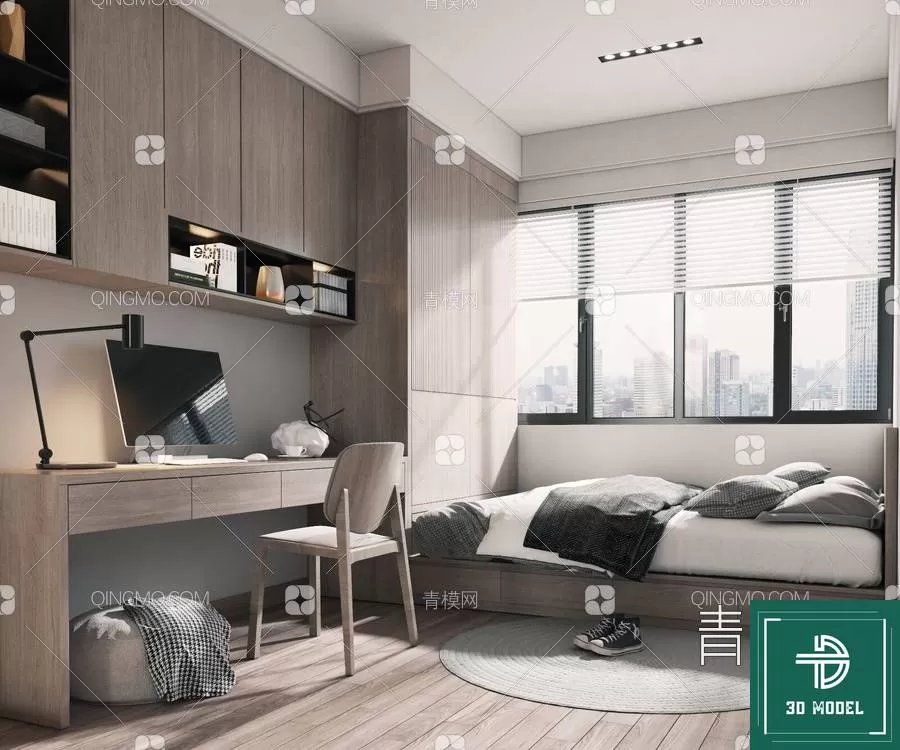 BEDROOM – 3DS MAX MODELS – 034 – PRO BEDROOM – 3DS MAX MODELS – 034 – PRO