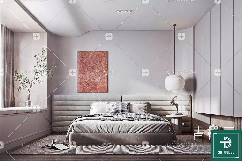 BEDROOM – 3DS MAX MODELS – 049 – PRO BEDROOM – 3DS MAX MODELS – 049 – PRO