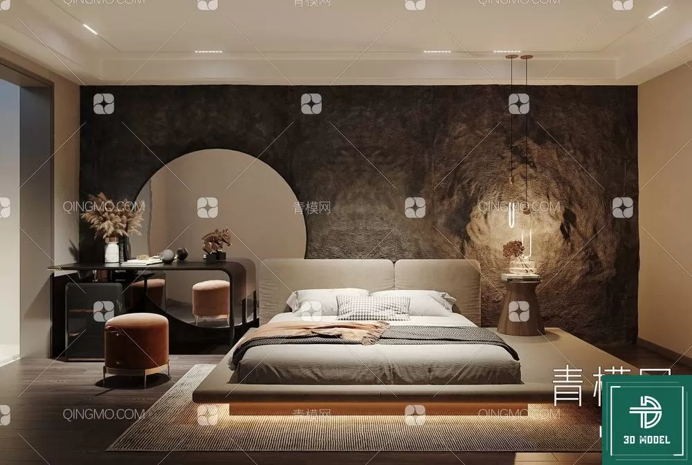 BEDROOM – 3DS MAX MODELS – 058 – PRO BEDROOM – 3DS MAX MODELS – 058 – PRO