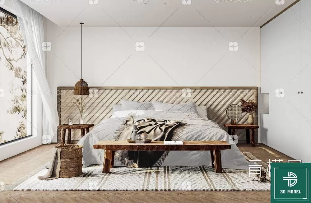 BEDROOM – 3DS MAX MODELS – 060 – PRO BEDROOM – 3DS MAX MODELS – 060 – PRO