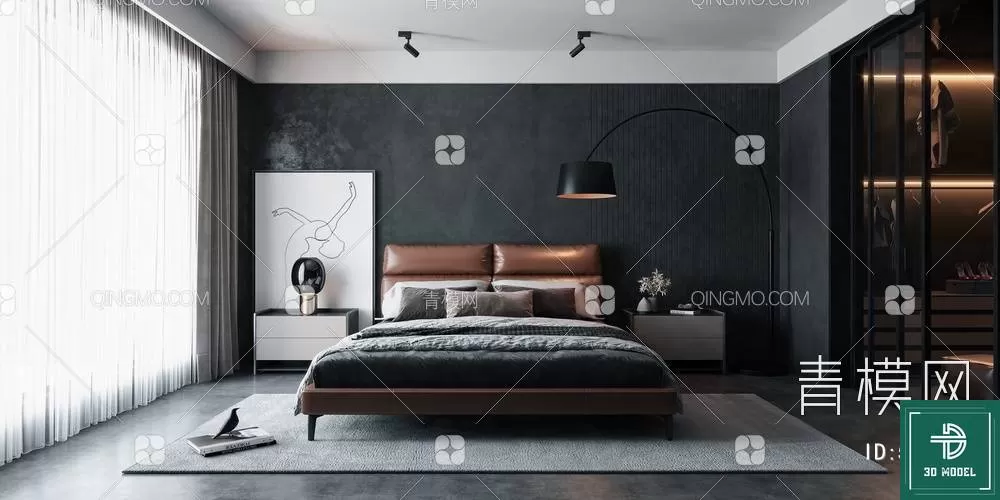 BEDROOM – 3DS MAX MODELS – 064 – PRO BEDROOM – 3DS MAX MODELS – 064 – PRO
