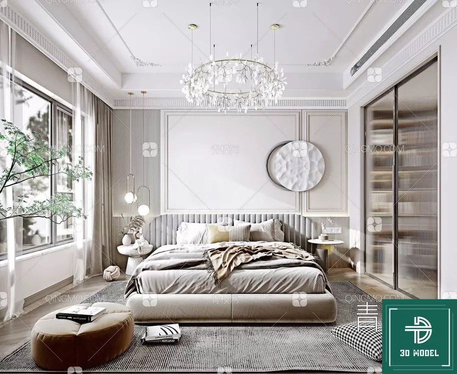 BEDROOM – 3DS MAX MODELS – 079 – PRO BEDROOM – 3DS MAX MODELS – 079 – PRO