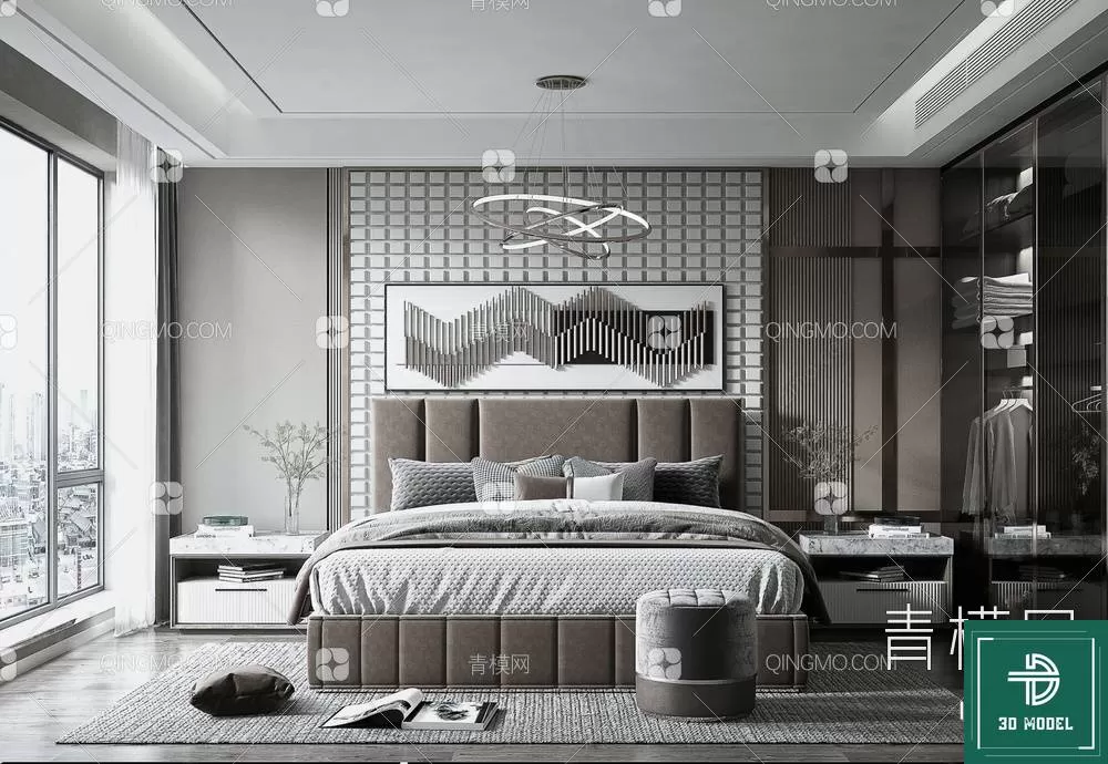 BEDROOM – 3DS MAX MODELS – 083 – PRO BEDROOM – 3DS MAX MODELS – 083 – PRO