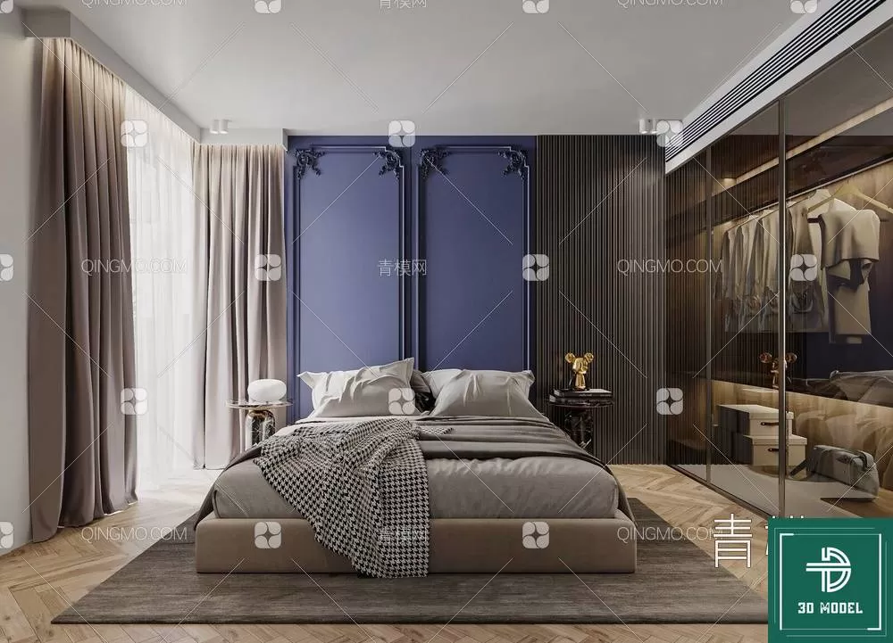 BEDROOM – 3DS MAX MODELS – 086 – PRO BEDROOM – 3DS MAX MODELS – 086 – PRO