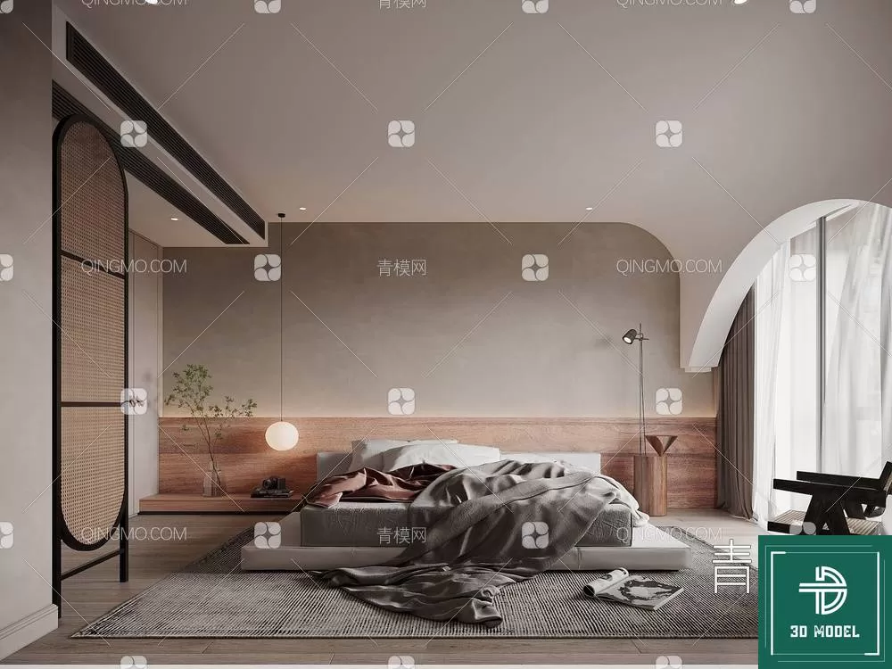 BEDROOM – 3DS MAX MODELS – 087 – PRO BEDROOM – 3DS MAX MODELS – 087 – PRO