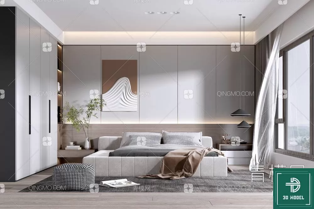 BEDROOM – 3DS MAX MODELS – 091 – PRO BEDROOM – 3DS MAX MODELS – 091 – PRO