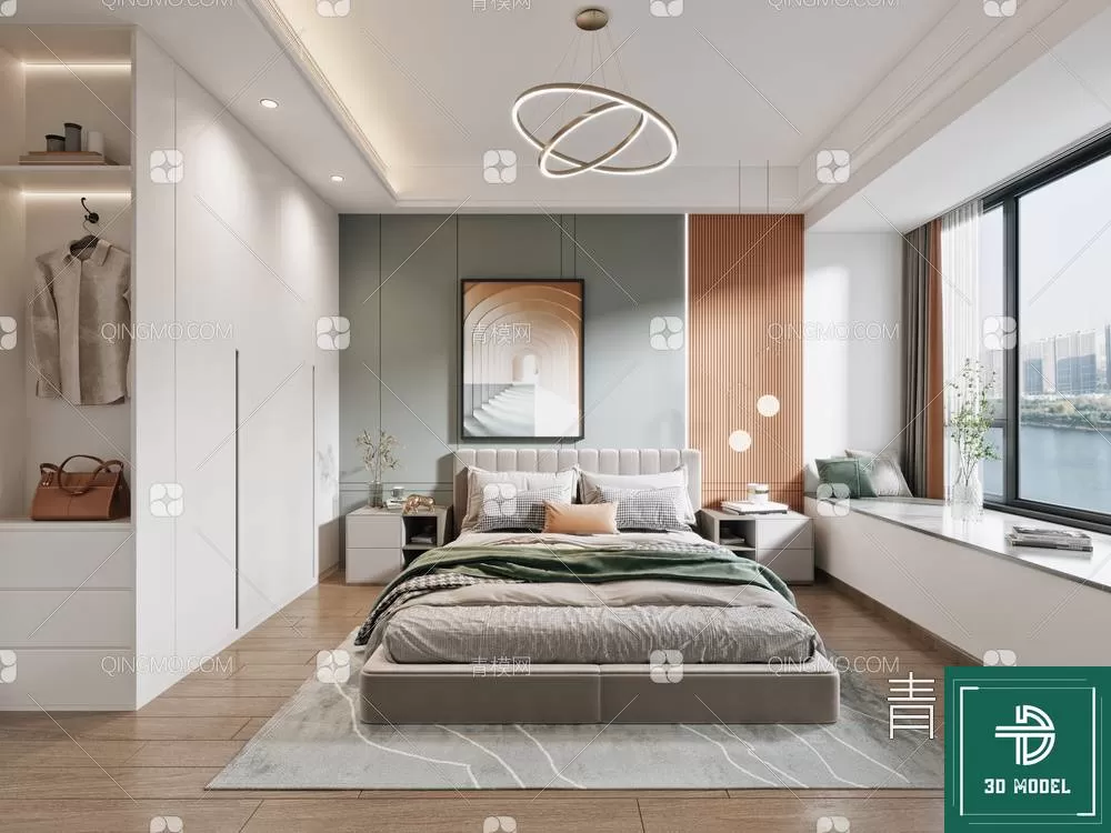 BEDROOM – 3DS MAX MODELS – 094 – PRO BEDROOM – 3DS MAX MODELS – 094 – PRO