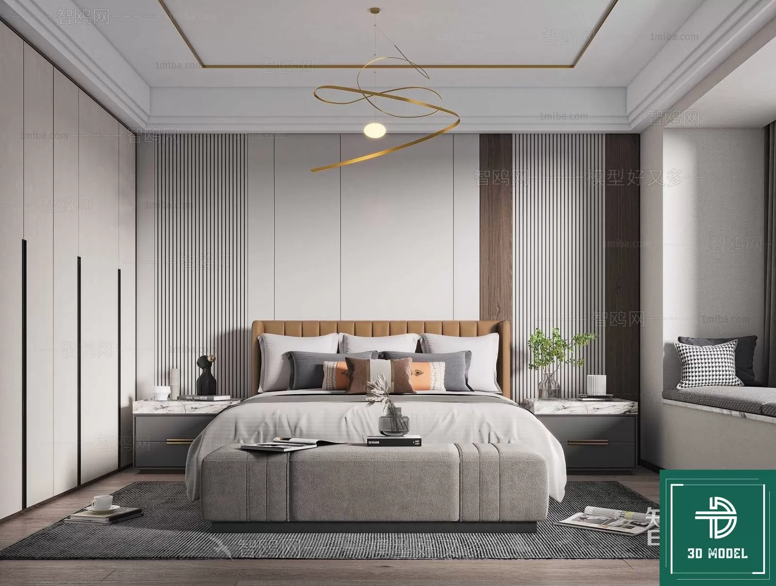 BEDROOM – 3DS MAX MODELS – 101 – PRO BEDROOM – 3DS MAX MODELS – 101 – PRO