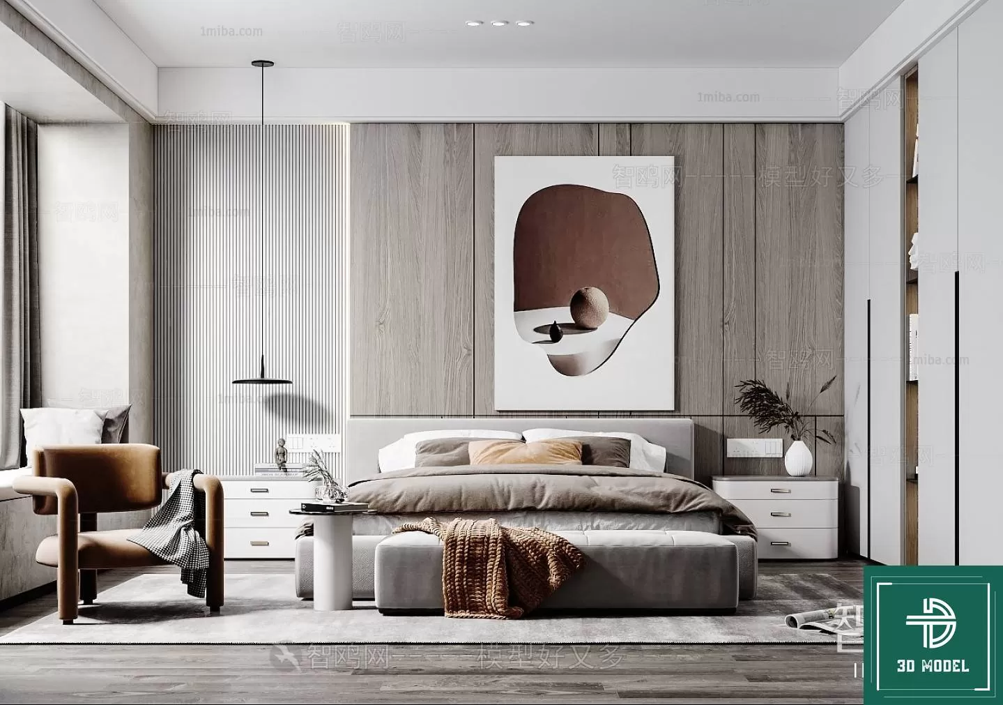 BEDROOM – 3DS MAX MODELS – 103 – PRO BEDROOM – 3DS MAX MODELS – 103 – PRO