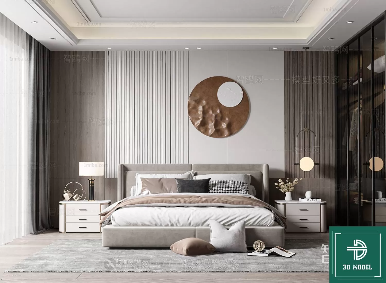 BEDROOM – 3DS MAX MODELS – 110 – PRO BEDROOM – 3DS MAX MODELS – 110 – PRO