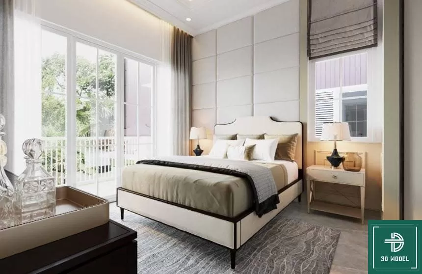 BEDROOM – 3DS MAX MODELS – 113 – PRO BEDROOM – 3DS MAX MODELS – 113 – PRO