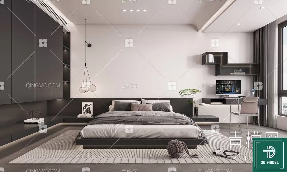 BEDROOM – 3DS MAX MODELS – 116 – PRO BEDROOM – 3DS MAX MODELS – 116 – PRO