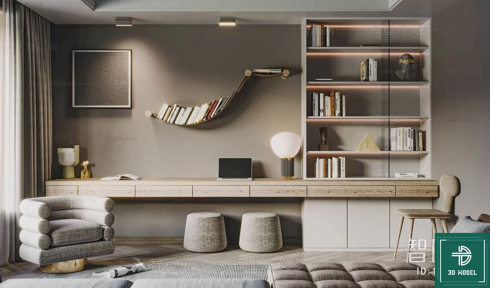 BEDROOM – 3DS MAX MODELS – 117 – PRO BEDROOM – 3DS MAX MODELS – 117 – PRO