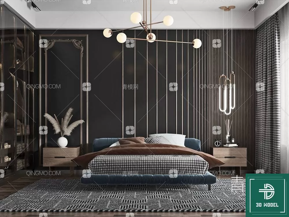 BEDROOM – 3DS MAX MODELS – 128 – PRO BEDROOM – 3DS MAX MODELS – 128 – PRO