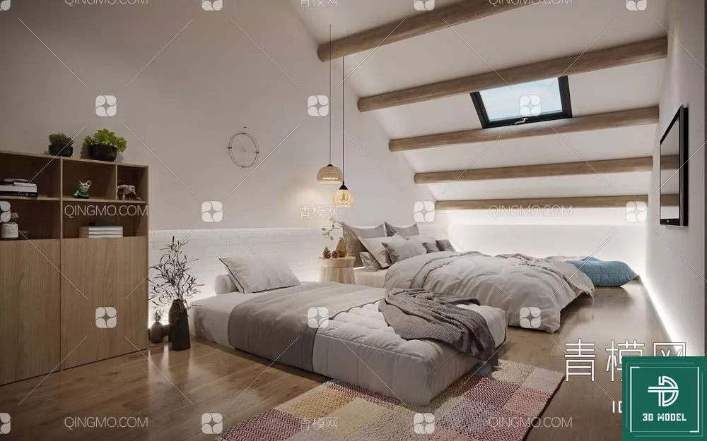 BEDROOM – 3DS MAX MODELS – 132 – PRO BEDROOM – 3DS MAX MODELS – 132 – PRO