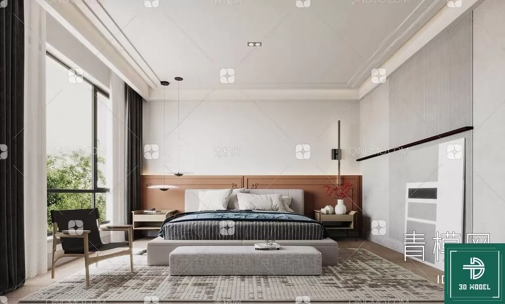 BEDROOM – 3DS MAX MODELS – 133 – PRO BEDROOM – 3DS MAX MODELS – 133 – PRO