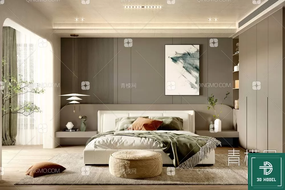 BEDROOM – 3DS MAX MODELS – 146 – PRO BEDROOM – 3DS MAX MODELS – 146 – PRO