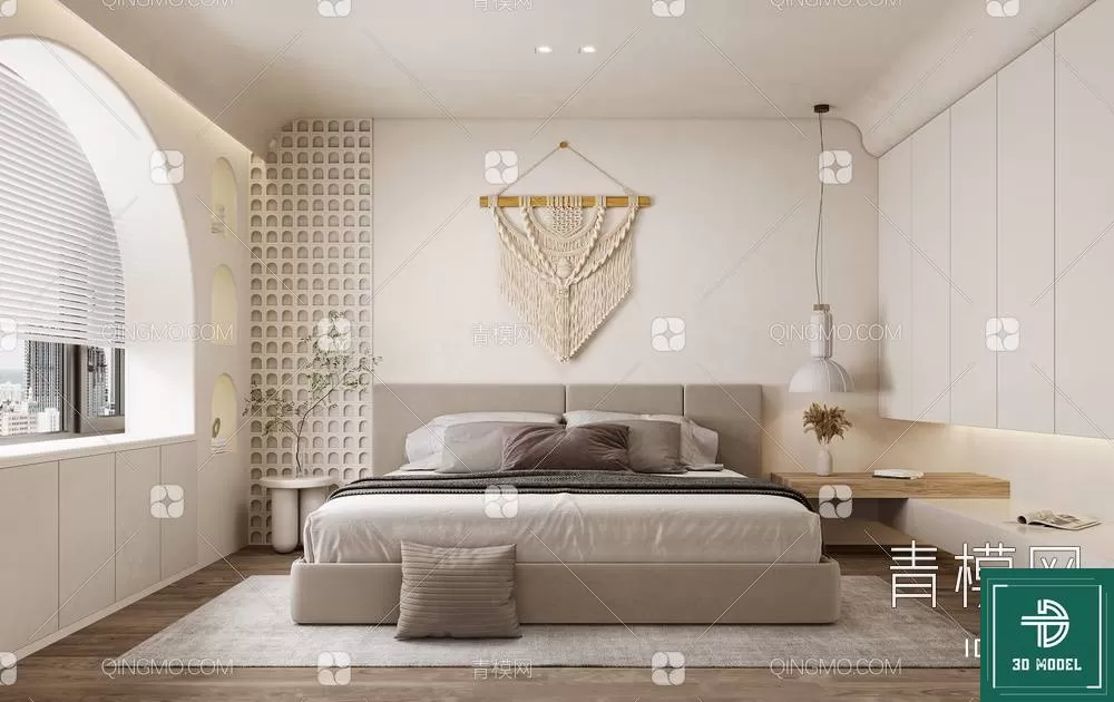 BEDROOM – 3DS MAX MODELS – 152 – PRO BEDROOM – 3DS MAX MODELS – 152 – PRO