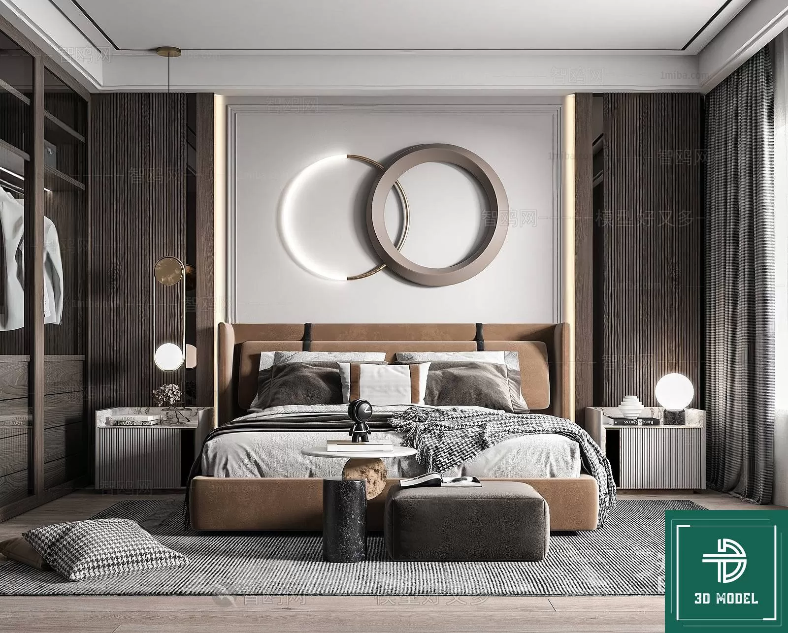 BEDROOM – 3DS MAX MODELS – 155 – PRO BEDROOM – 3DS MAX MODELS – 155 – PRO