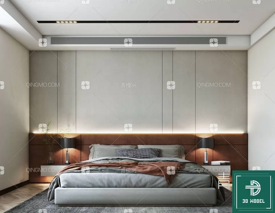 BEDROOM – 3DS MAX MODELS – 156 – PRO BEDROOM – 3DS MAX MODELS – 156 – PRO