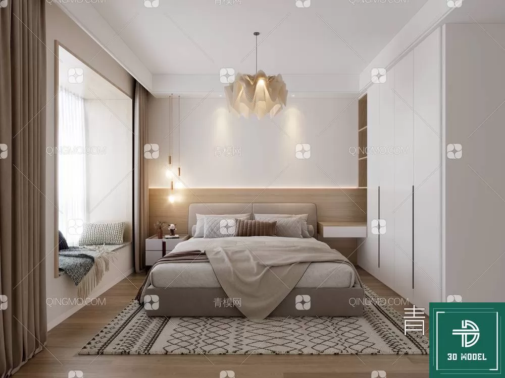 BEDROOM – 3DS MAX MODELS – 167 – PRO BEDROOM – 3DS MAX MODELS – 167 – PRO