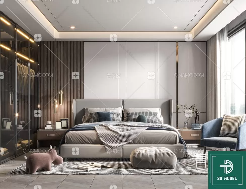 BEDROOM – 3DS MAX MODELS – 181 – PRO BEDROOM – 3DS MAX MODELS – 181 – PRO