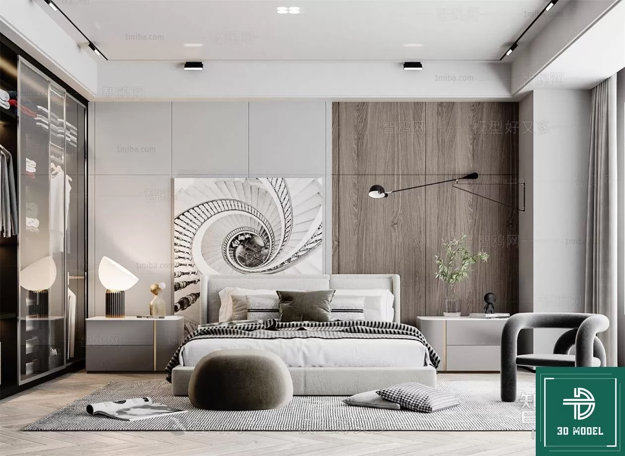 BEDROOM – 3DS MAX MODELS – 185 – PRO BEDROOM – 3DS MAX MODELS – 185 – PRO