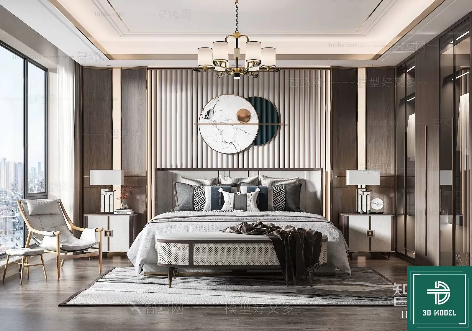 BEDROOM – 3DS MAX MODELS – 188 – PRO BEDROOM – 3DS MAX MODELS – 188 – PRO