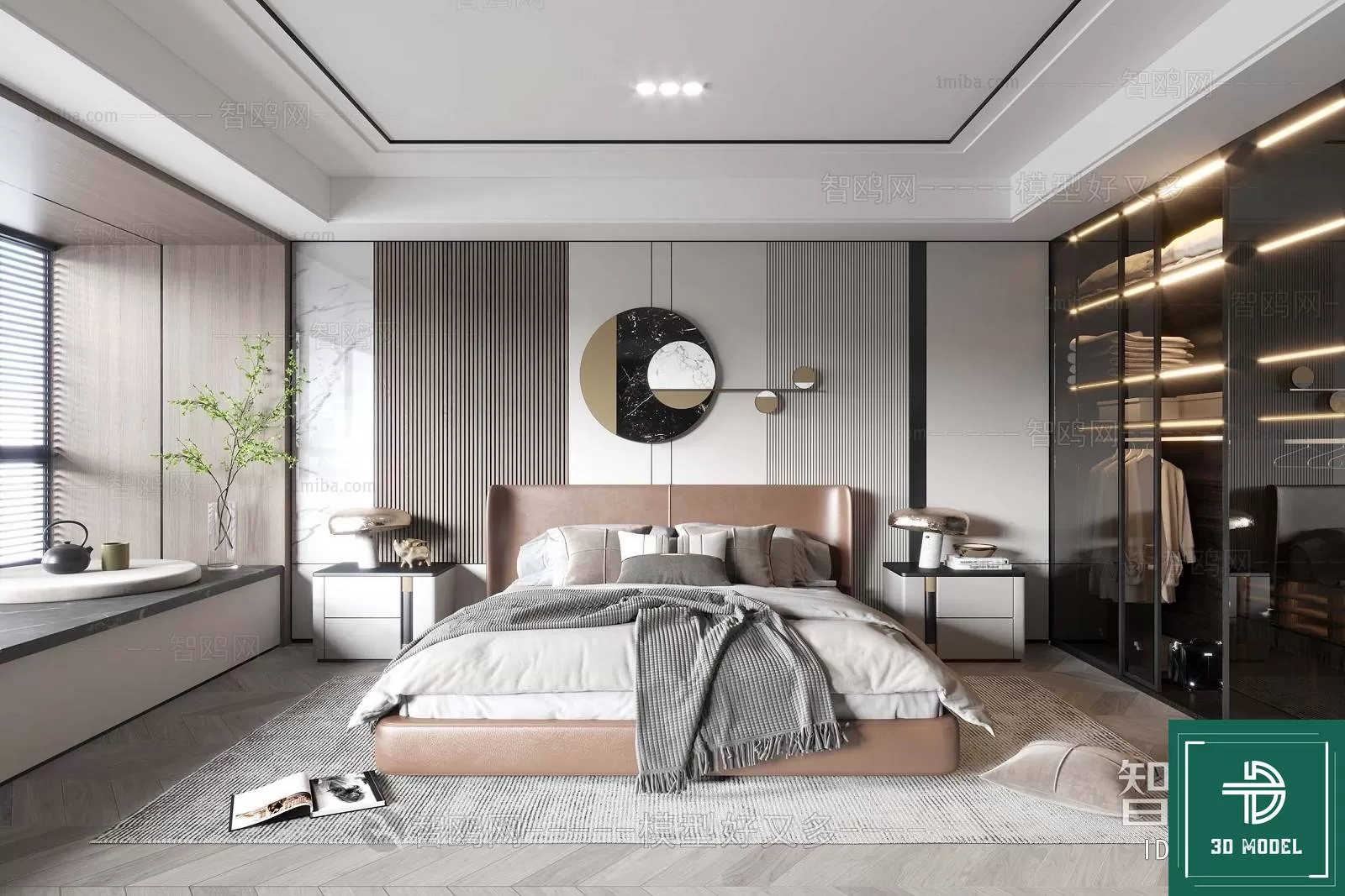 BEDROOM – 3DS MAX MODELS – 192 – PRO BEDROOM – 3DS MAX MODELS – 192 – PRO