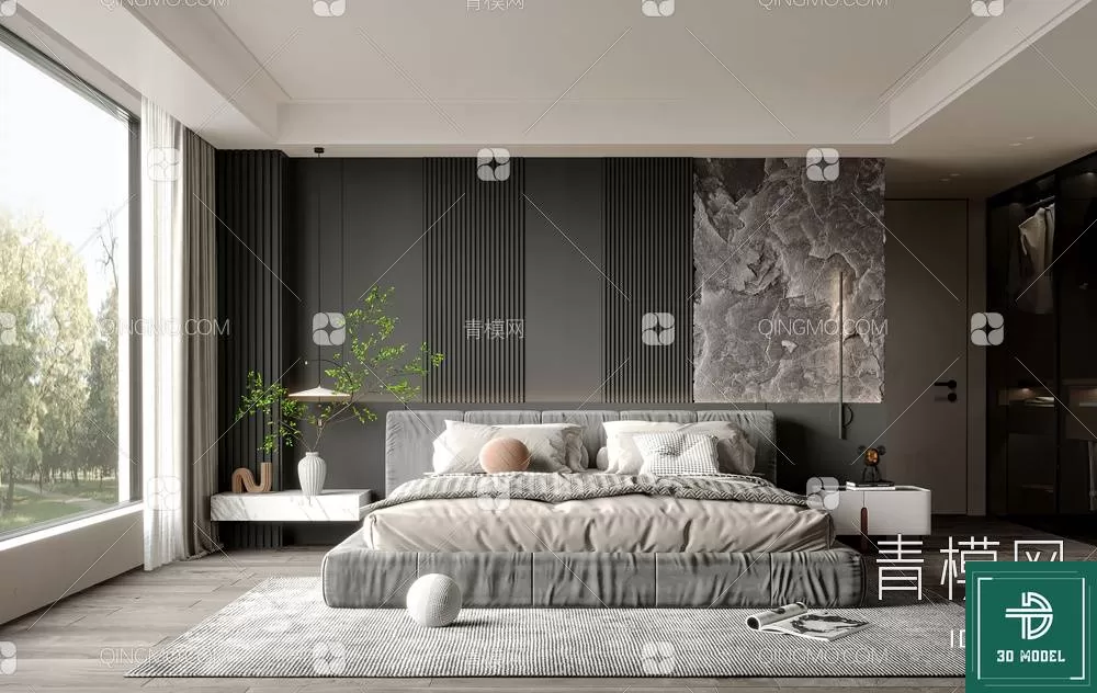 BEDROOM – 3DS MAX MODELS – 193 – PRO BEDROOM – 3DS MAX MODELS – 193 – PRO