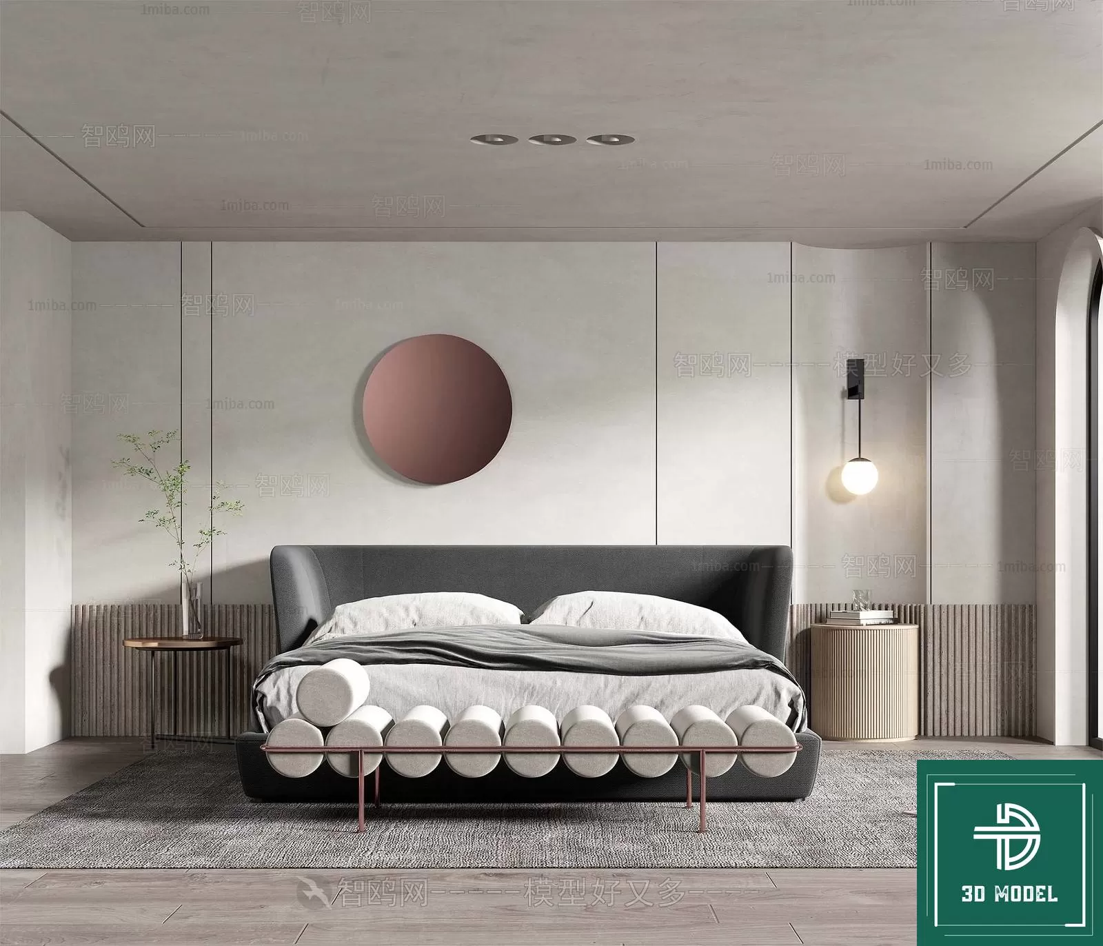 BEDROOM – 3DS MAX MODELS – 198 – PRO BEDROOM – 3DS MAX MODELS – 198 – PRO