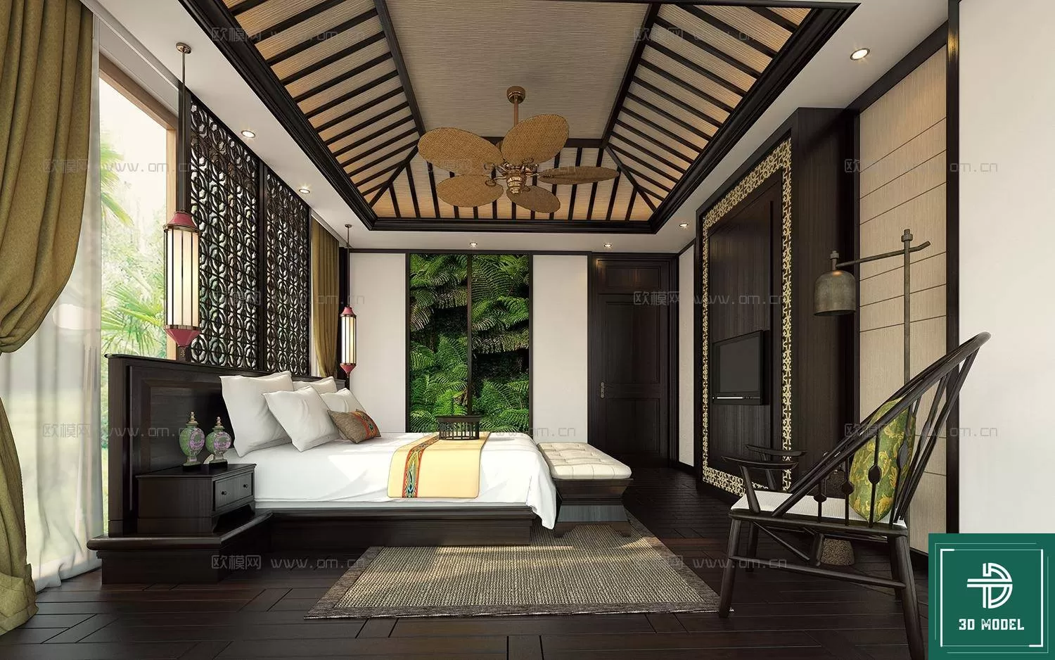 BEDROOM – 3DS MAX MODELS – 206 – PRO BEDROOM – 3DS MAX MODELS – 206 – PRO