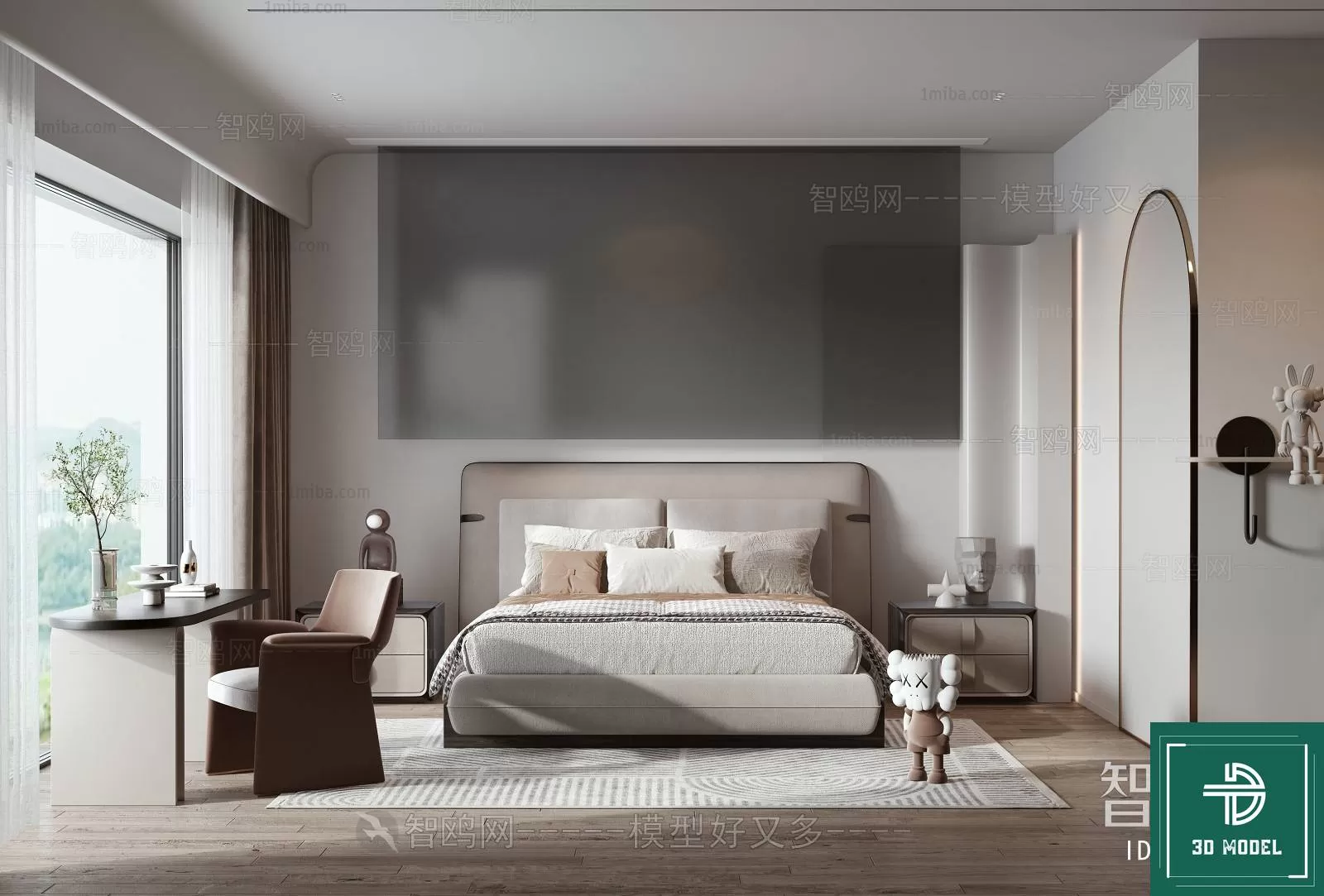 BEDROOM – 3DS MAX MODELS – 209 – PRO BEDROOM – 3DS MAX MODELS – 209 – PRO