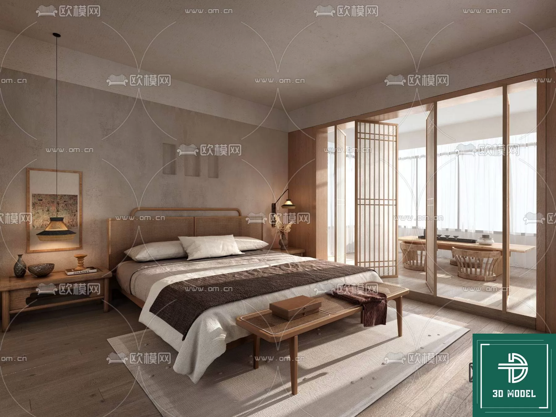 BEDROOM – 3DS MAX MODELS – 211 – PRO BEDROOM – 3DS MAX MODELS – 211 – PRO