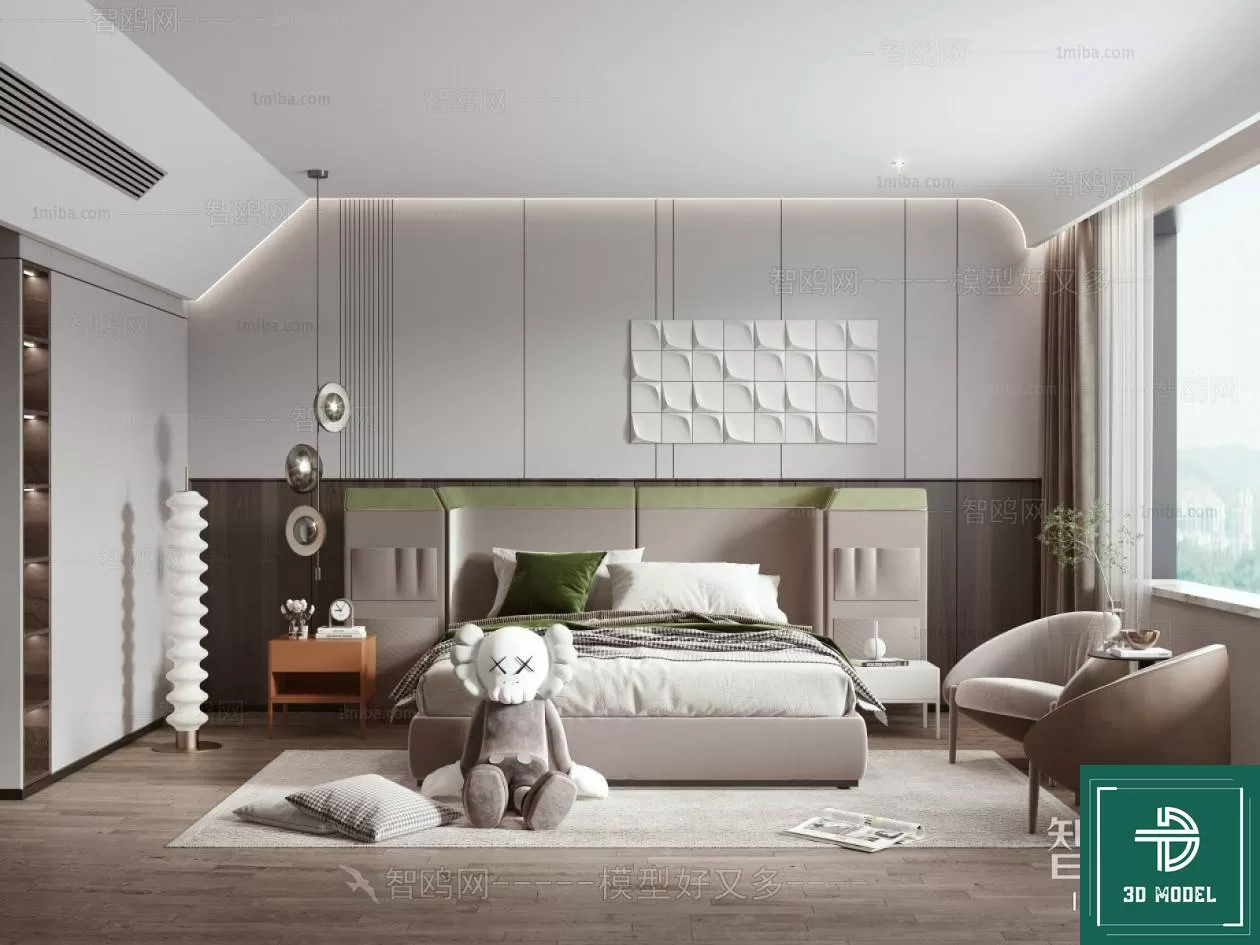 BEDROOM – 3DS MAX MODELS – 214 – PRO BEDROOM – 3DS MAX MODELS – 214 – PRO