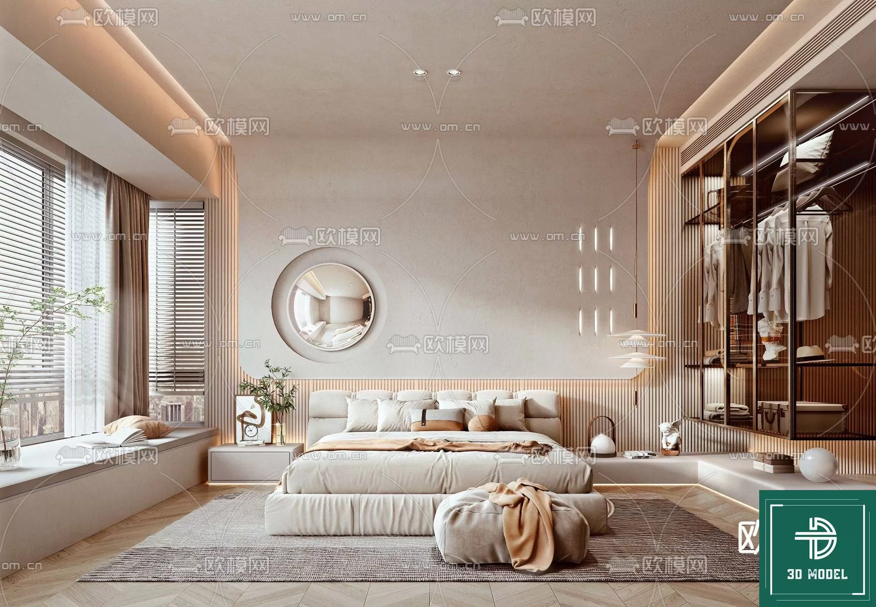 BEDROOM – 3DS MAX MODELS – 221 – PRO BEDROOM – 3DS MAX MODELS – 221 – PRO