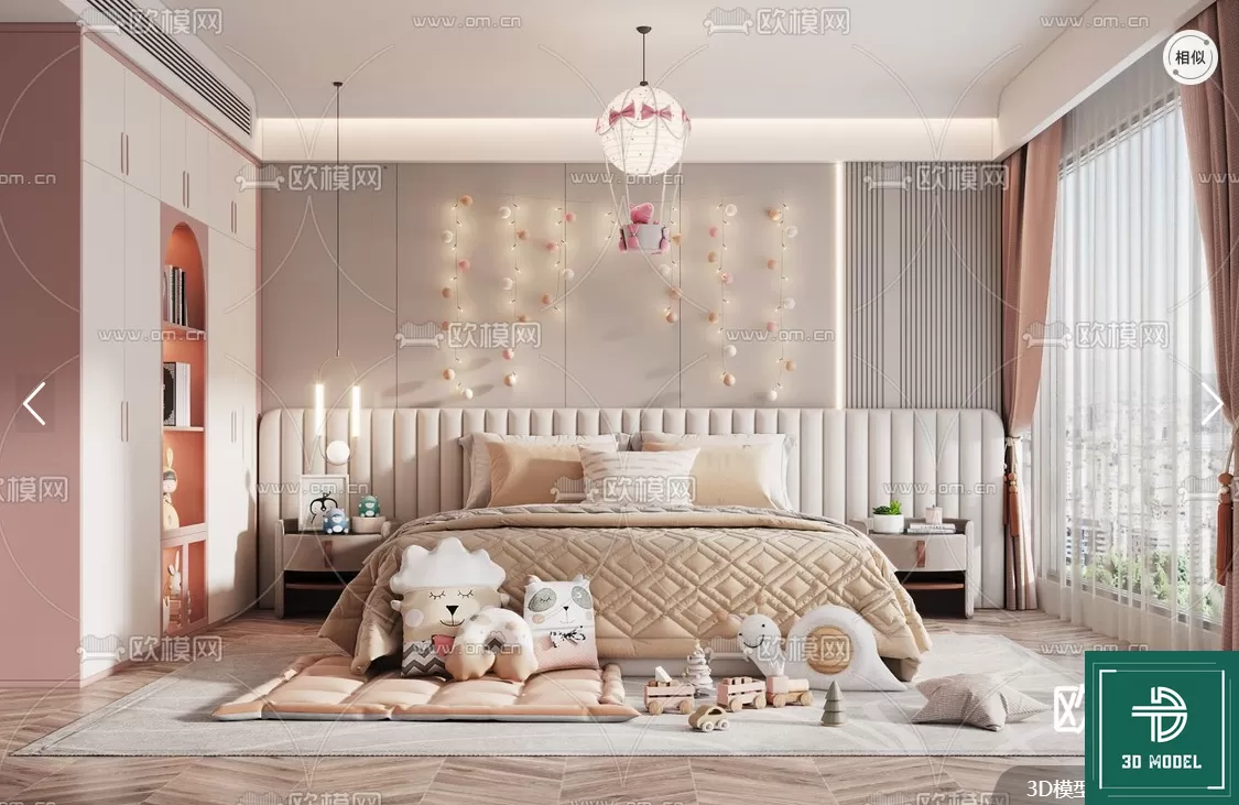BEDROOM – 3DS MAX MODELS – 231 – PRO BEDROOM – 3DS MAX MODELS – 231 – PRO