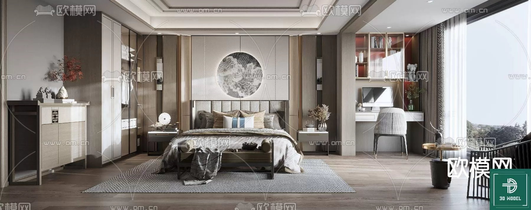 BEDROOM – 3DS MAX MODELS – 234 – PRO BEDROOM – 3DS MAX MODELS – 234 – PRO