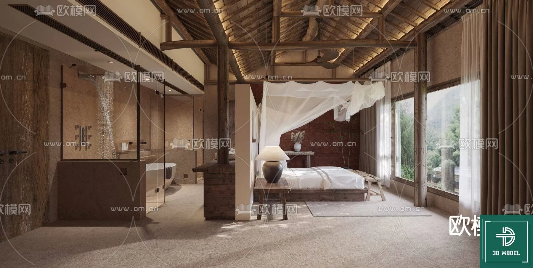 BEDROOM – 3DS MAX MODELS – 239 – PRO BEDROOM – 3DS MAX MODELS – 239 – PRO