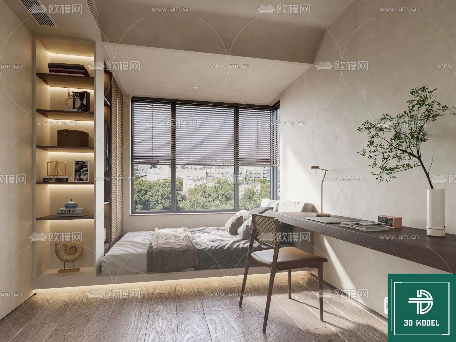 BEDROOM – 3DS MAX MODELS – 240 – PRO BEDROOM – 3DS MAX MODELS – 240 – PRO