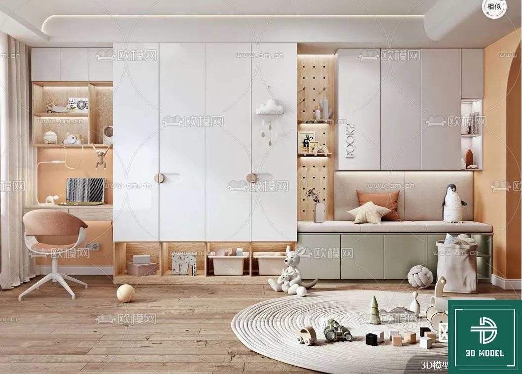 BEDROOM – 3DS MAX MODELS – 253 – PRO BEDROOM – 3DS MAX MODELS – 253 – PRO