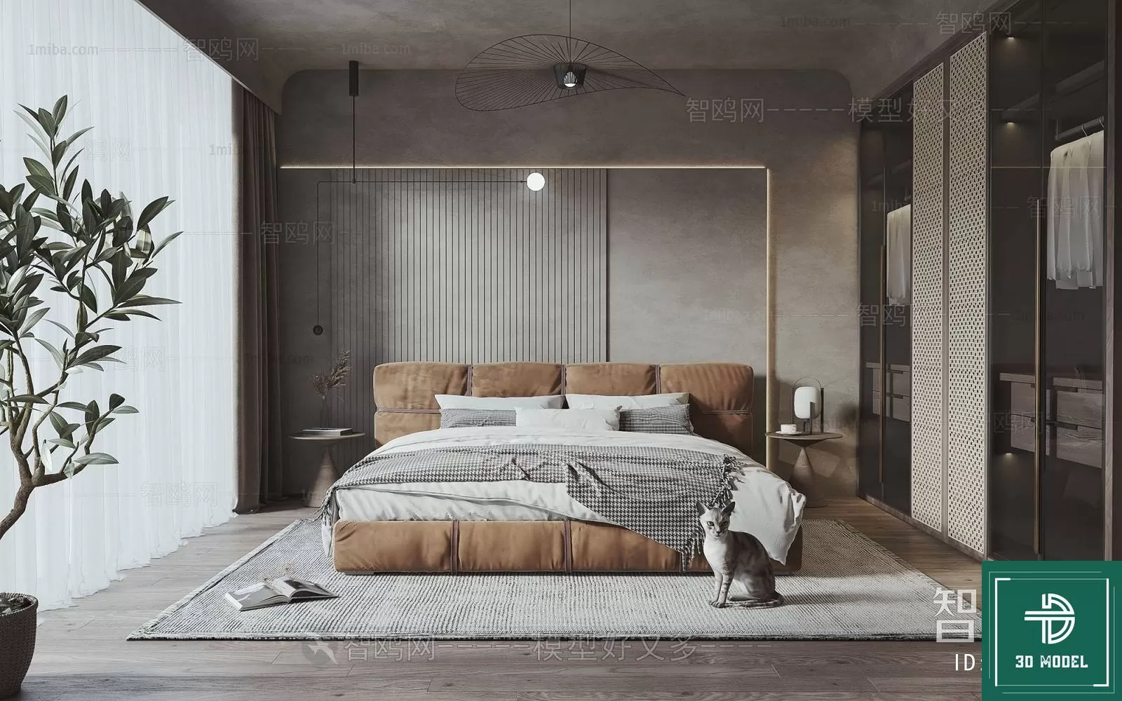 BEDROOM – 3DS MAX MODELS – 258 – PRO BEDROOM – 3DS MAX MODELS – 258 – PRO