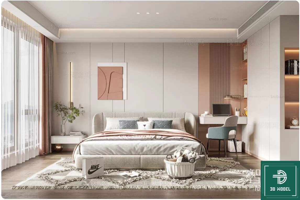 BEDROOM – 3DS MAX MODELS – 268 – PRO BEDROOM – 3DS MAX MODELS – 268 – PRO