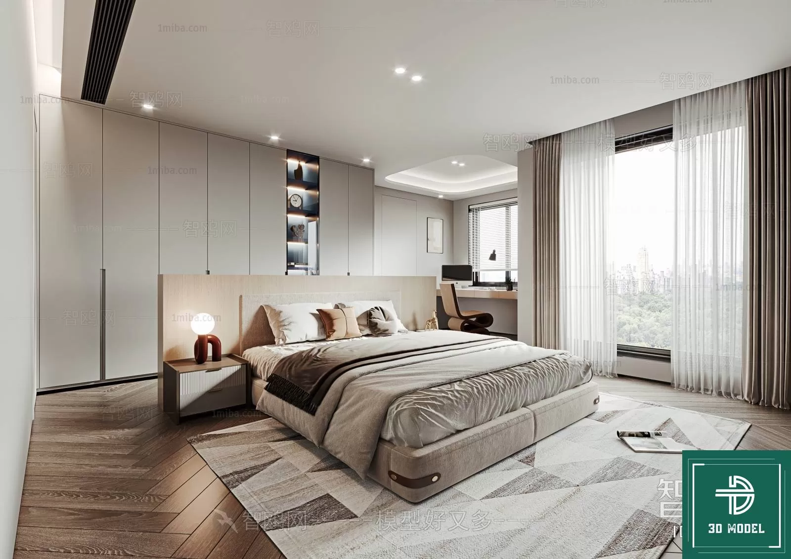 BEDROOM – 3DS MAX MODELS – 270 – PRO BEDROOM – 3DS MAX MODELS – 270 – PRO