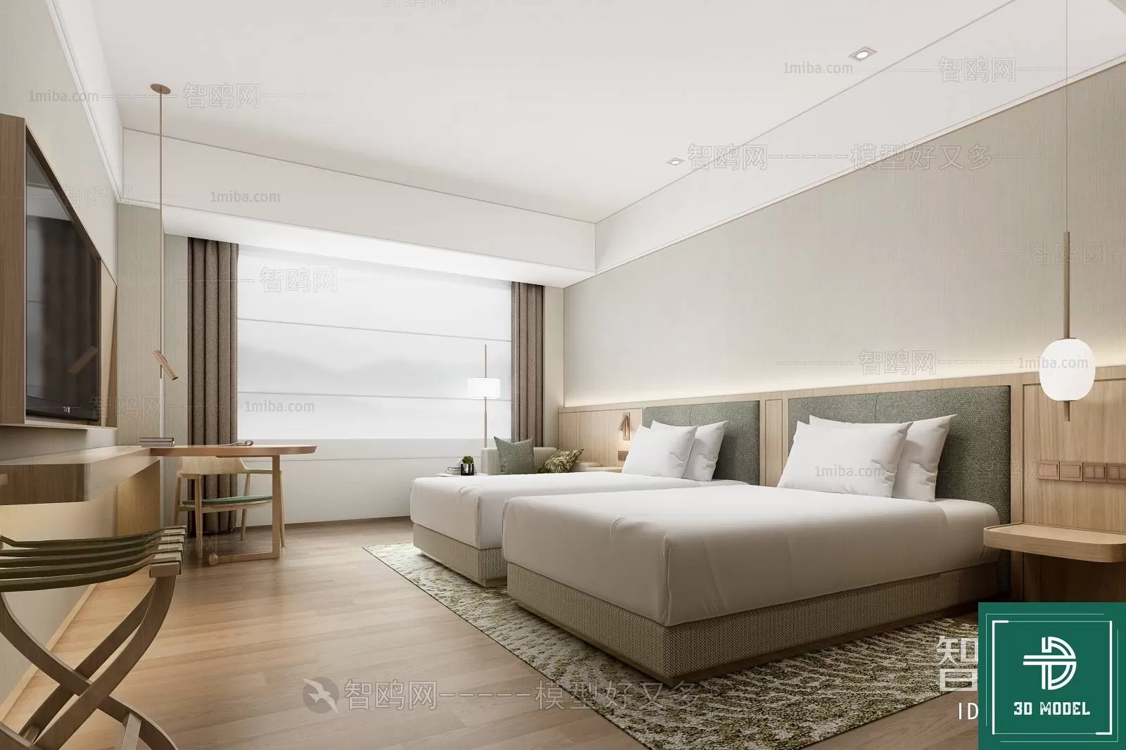 BEDROOM – 3DS MAX MODELS – 272 – PRO BEDROOM – 3DS MAX MODELS – 272 – PRO