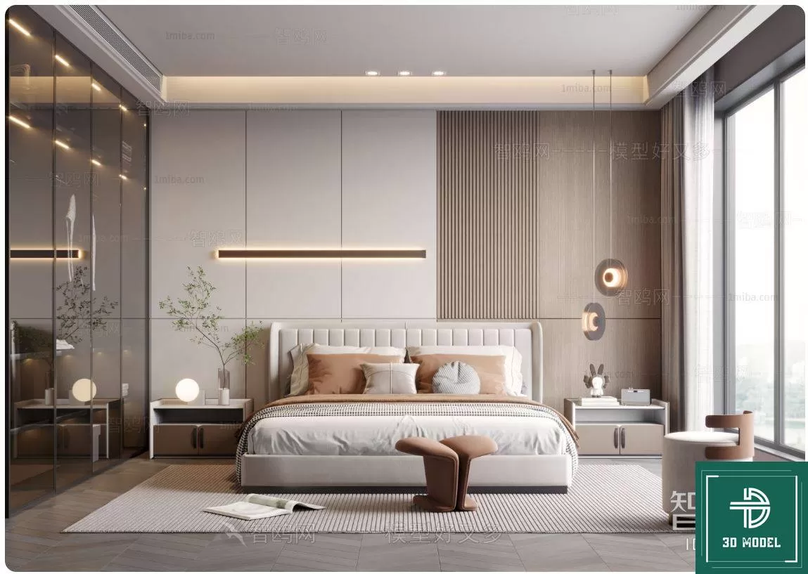 BEDROOM – 3DS MAX MODELS – 273 – PRO BEDROOM – 3DS MAX MODELS – 273 – PRO